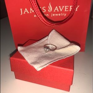 James Avery ‘S’ heart ring size 6